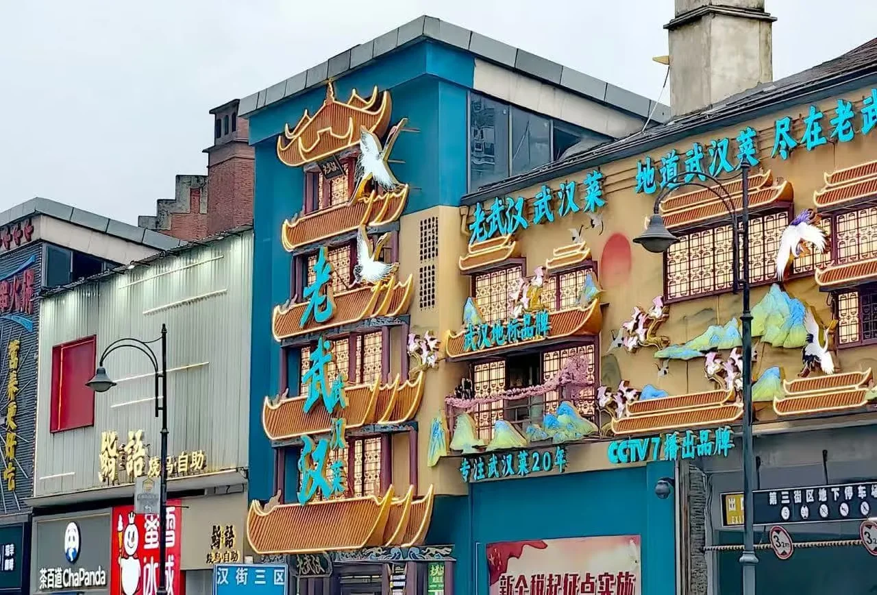 Wuhan Han Street Pedestrian Zone Walkthrough and Foodie Highlights