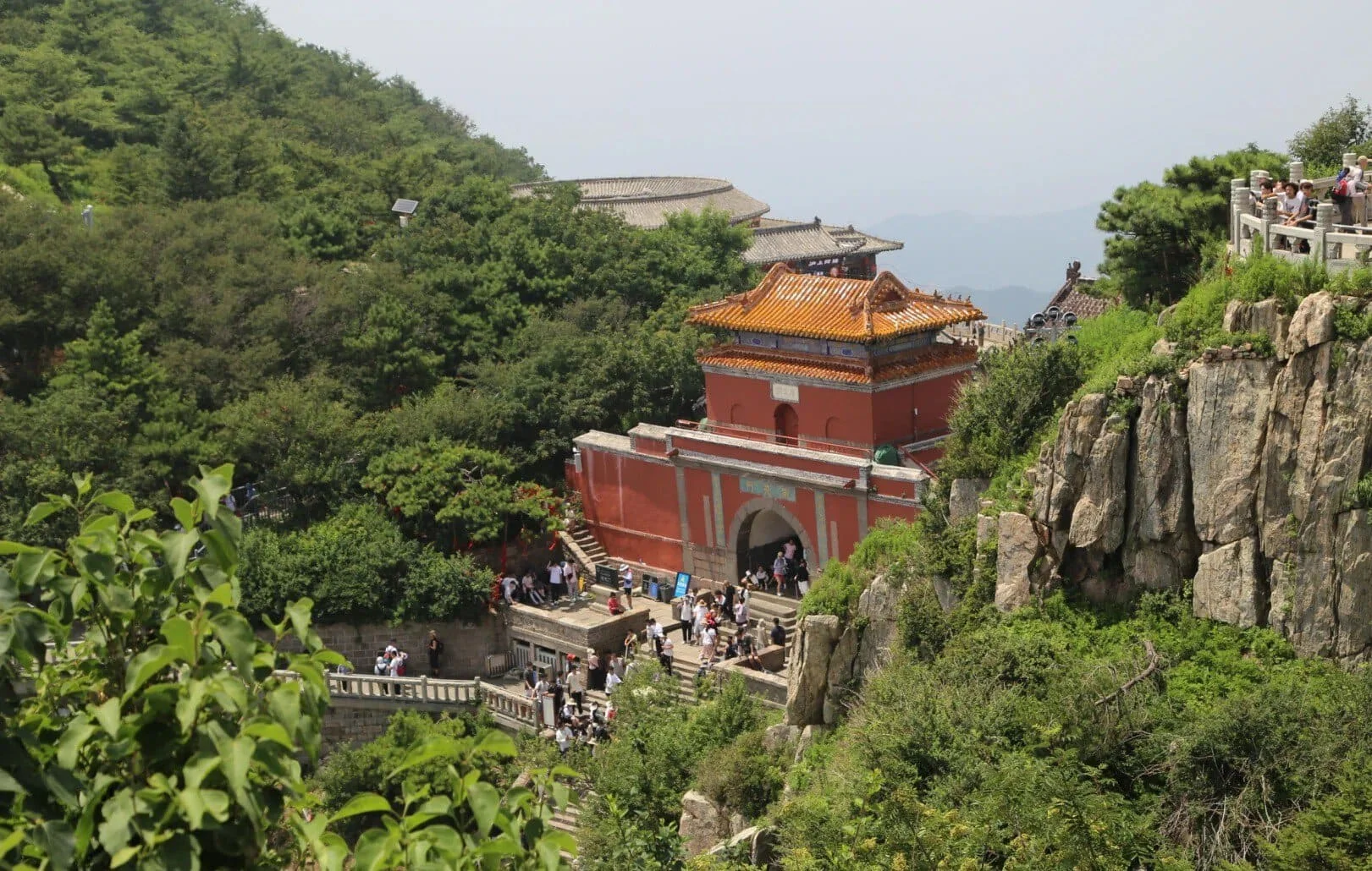 Climbing the Steps to Tai’an South Gate to Heaven