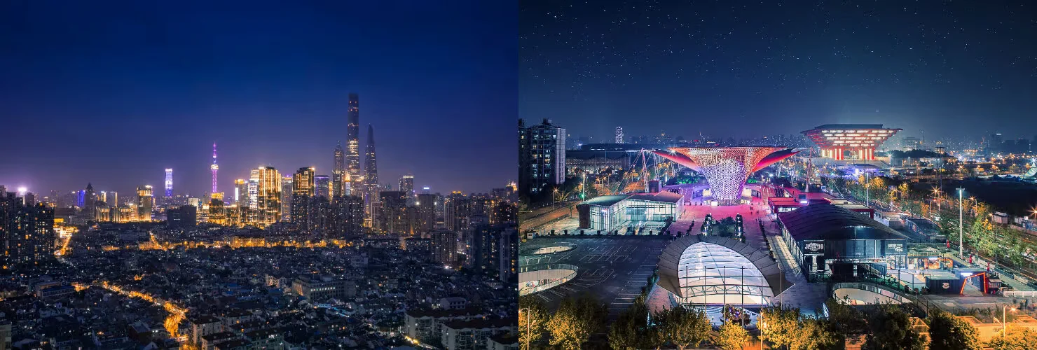 Shanghai city skyline