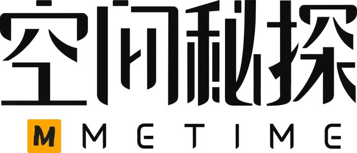 Logo featuring large Chinese characters with a small orange square containing an 'M' and the word 'ME TIME' beneath.